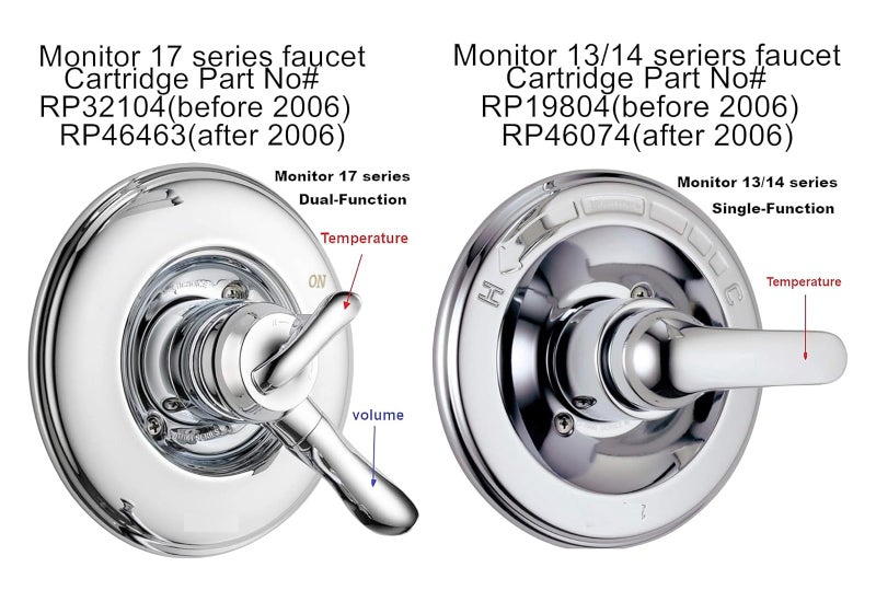 Jadiver GM RP46463 Cartridge Replacement Fits Monitor 17 Series (2006-Present) Shower Faucet Valve, RP46073 Seat and Spring Adapter Included - Image 4